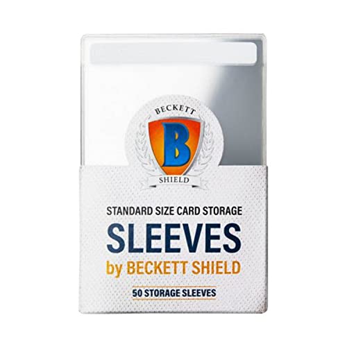 Arcane Tinmen Beckett Shield: Aufbewahrungshüllen Standard 50 CT – kompatibel mit Pokemon, Yugioh und Magic The Gathering Kartenhüllen (AT-90201)