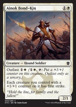 Magic The Gathering – Ainok Bond-Kin (003/269) – Khane von Tarkir – Folie